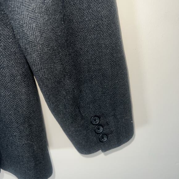 Gap Charcoal Size Small Sport Jacket Cotton/poly - Picture 6 of 9